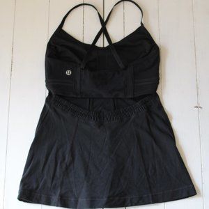 Black Vintage 2000s Lululemon Cross Back Active Tank Top